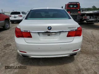 2009 BMW 7 Series 750Li with VIN WBAKB83599CY58147, listed as a Copart auction lot 59238475 with 124,336 mi miles and Salvage title. Bid and sale history available at DreamBid. Image 6.