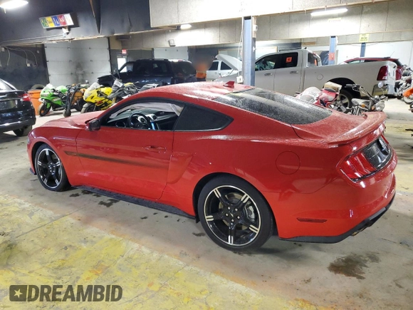 2021 Ford Mustang GT with VIN 1FA6P8CF0M5136521, listed as a Copart auction lot 54514955 with 16,394 mi miles and Salvage title. Bid and sale history available at DreamBid. Image 2.