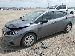 2022 Nissan Versa S with VIN 3N1CN8DV4NL861665, listed as a Copart auction lot 48385575 with 22,344 mi miles and Salvage title. Bid and sale history available at DreamBid. Image 1.