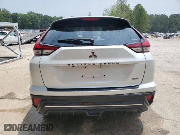 2023 Mitsubishi Eclipse Cross LE with VIN JA4ATVAA1PZ001206, listed as a Copart auction lot 59785355 with 79,669 mi miles and Salvage title. Bid and sale history available at DreamBid. Image 6.