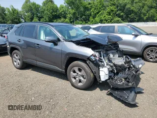 2024 Toyota RAV4 XLE with VIN 2T3P1RFVXRC484711, listed as a Copart auction lot 60511415 with 9,836 mi miles and Salvage title. Bid and sale history available at DreamBid. Image 4.
