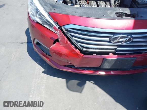 2016 Hyundai Sonata SE with VIN 5NPE24AF0GH379413, listed as a IAAI auction lot 42051299 with 101,781 mi miles and . Bid and sale history available at carsss.com. Image 6.