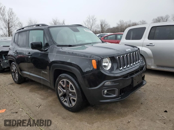2015 Jeep Renegade Latitude with VIN ZACCJABT3FPB91780, listed as a Copart auction lot 36946074 with Not Provided miles and Salvage Title. Bid and sale history available at carsss.com. Image 4.