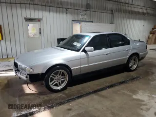 2000 BMW 7 Series 740i with VIN WBAGG834XYDN80320, listed as a Copart auction lot 54906225 with 284,262 mi miles and Salvage Title. Bid and sale history available at DreamBid. Image 1.