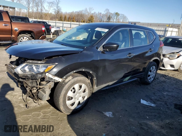 2018 Nissan Rogue S with VIN JN8AT2MT8JW456326, listed as a Copart auction lot 43208555 with 134,200 mi miles and Salvage Title. Bid and sale history available at carsss.com. Image 1.