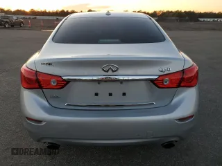 2017 Infiniti Q50 2.0t Premium with VIN JN1CV7AR7HM682645, listed as a Copart auction lot 83334894 with 0 mi miles and Salvage Title. Bid and sale history available at carsss.com. Image 6.