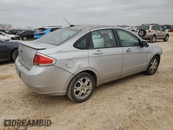 2009 Ford Focus SES with VIN 1FAHP36N89W204709, listed as a Copart auction lot 44959365 with 138,779 mi miles and Salvage Title. Bid and sale history available at carsss.com. Image 3.