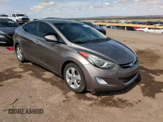 2013 Hyundai Elantra GLS with VIN 5NPDH4AE4DH454286, listed as a Copart auction lot 61671825 with 155,667 mi miles and Salvage title. Bid and sale history available at DreamBid. Image 14.