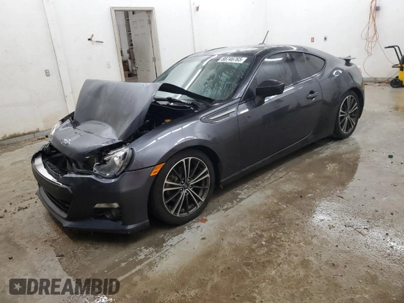 2014 Subaru BRZ Limited with VIN JF1ZCAC16E8605163, listed as a Copart auction lot 88746765 with 81,834 mi miles and Salvage title. Bid and sale history available at DreamBid. Image 1.