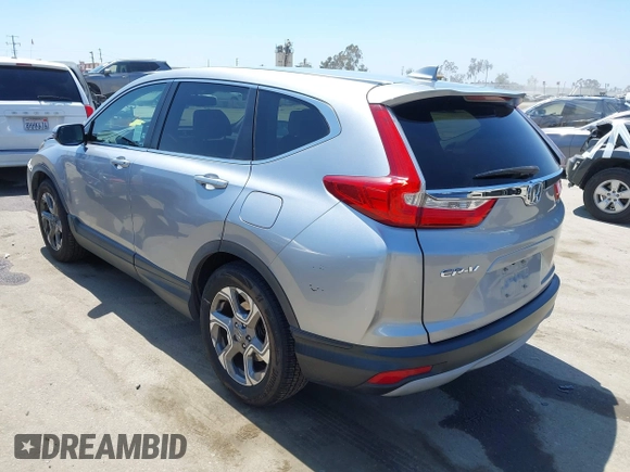 2017 Honda CR-V EX-L with VIN 7FARW1H83HE011419, listed as a IAAI auction lot 42084516 with 82,271 mi miles. Bid and sale history available at carsss.com. Image 3.