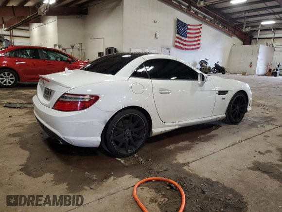 2014 Mercedes-Benz SLK 250 with VIN WDDPK4HA8EF092580, listed as a Copart auction lot 80237154 with 111,151 mi miles and Clean title. Bid and sale history available at DreamBid. Image 3.