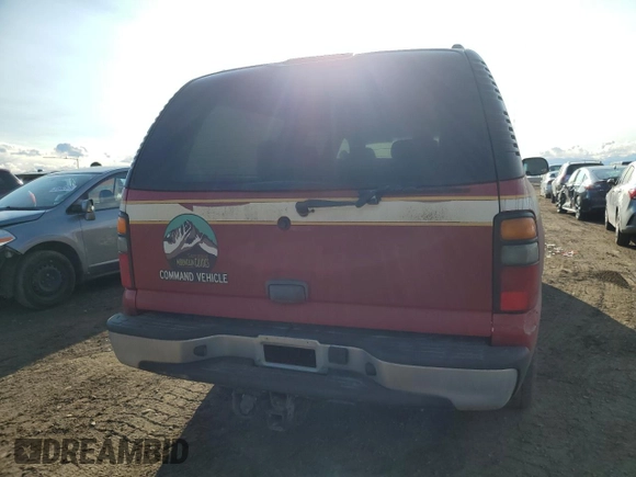 2005 Chevrolet Suburban LT with VIN 1GNFK16Z35J186982, listed as a Copart auction lot 50480945 with 106,974 mi miles and Salvage title. Bid and sale history available at DreamBid. Image 6.