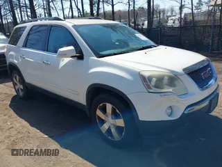 2012 GMC Acadia SLT2 with VIN 1GKKRSED8CJ287497, listed as a IAAI auction lot 41902930 with 217,064 mi miles. Bid and sale history available at carsss.com. Image 1.