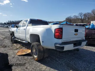 2015 Chevrolet Silverado 3500HD LT with VIN 1GC4KZC8XFF158854, listed as a Copart auction lot 86585564 with 0 mi miles and Salvage Title. Bid and sale history available at carsss.com. Image 2.