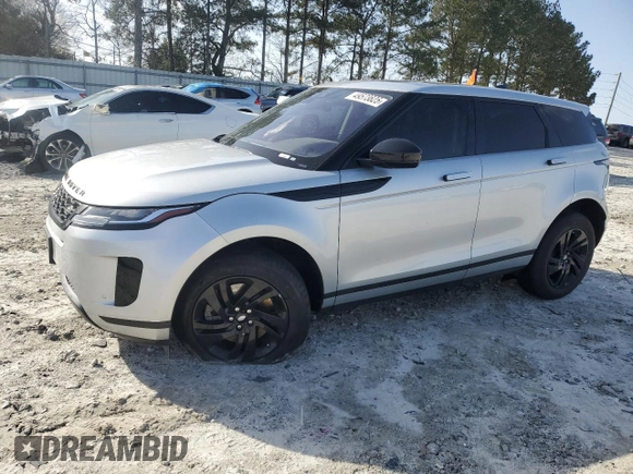 2020 Land Rover Range Rover Evoque S with VIN SALZJ2FX6LH063395, listed as a Copart auction lot 49573825 with 36,154 mi miles and Salvage Title. Bid and sale history available at DreamBid. Image 1.