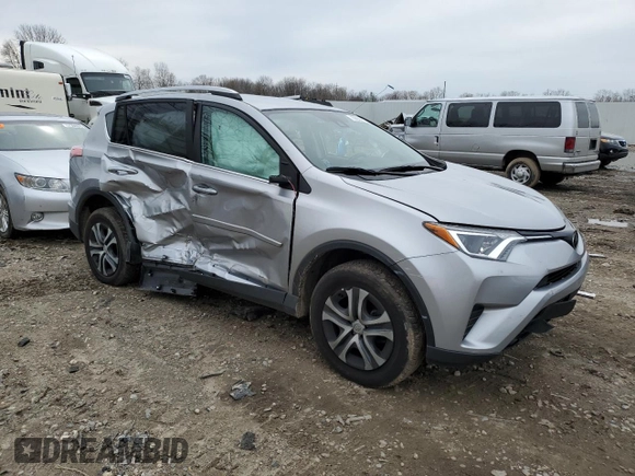 2017 Toyota RAV4 LE with VIN 2T3BFREV7HW642738, listed as a Copart auction lot 50605715 with 46,603 mi miles and Clean Title. Bid and sale history available at DreamBid. Image 4.