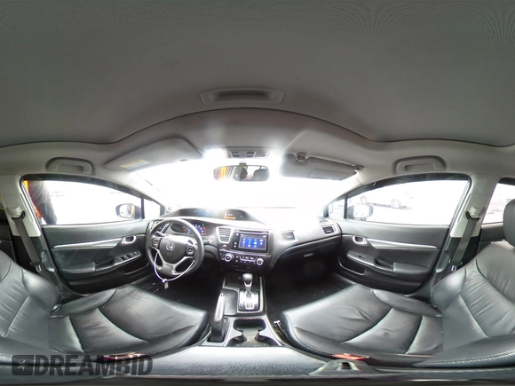 2014 Honda Civic EX-L with VIN 2HGFB2F98EH544403, listed as a Copart auction lot 51933625 with 168,926 mi miles and Salvage Title. Bid and sale history available at DreamBid. Image 12.