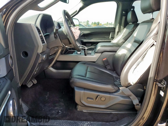 2021 Ford Expedition XLT with VIN 1FMJU1HT9MEA53247, listed as a Copart auction lot 64267655 with 53,162 mi miles and Salvage title. Bid and sale history available at DreamBid. Image 7.