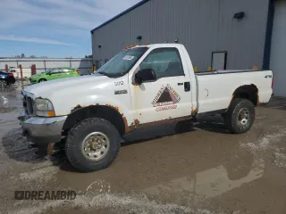 2004 Ford Super Duty F-250 XL with VIN 1FTNF21L94EC06130, listed as a Copart auction lot 46876595 with 291,066 mi miles and Non Repairable. Bid and sale history available at carsss.com. Image 1.