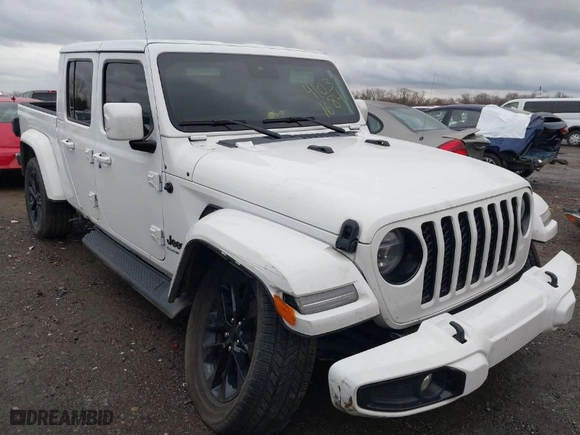 2022 Jeep Gladiator Overland with VIN 1C6HJTFG7NL105864, listed as a IAAI auction lot 41031684 with 56,088 mi miles. Bid and sale history available at carsss.com. Image 1.