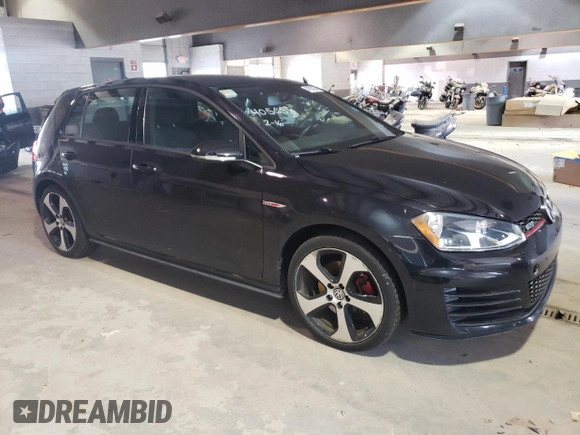 2017 Volkswagen Golf GTI S with VIN 3VW4T7AU7HM066201, listed as a Copart auction lot 44282864 with 52,248 mi miles. Bid and sale history available at carsss.com. Image 4.