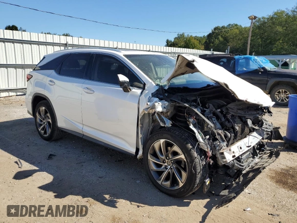 2018 Lexus RX with VIN JTJGZKCA9J2001722, listed as a Copart auction lot 43532515 with 94,665 mi miles and Salvage Title. Bid and sale history available at carsss.com. Image 4.