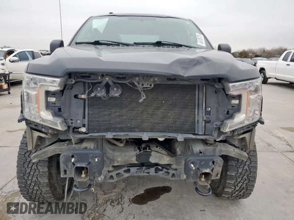 2018 Ford F-150 XL with VIN 1FTEW1E56JKC51982, listed as a Copart auction lot 46106735 with 67,168 mi miles and Salvage Title. Bid and sale history available at carsss.com. Image 5.