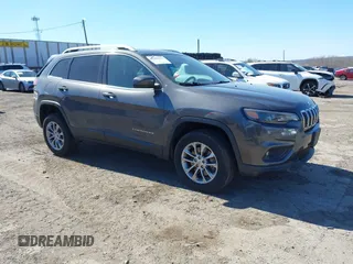 2019 Jeep Cherokee Latitude Plus with VIN 1C4PJMLB9KD177741, listed as a IAAI auction lot 41904835 with 110,792 mi miles. Bid and sale history available at carsss.com. Image 1.