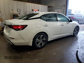 2020 Nissan Sentra SV with VIN 3N1AB8CV6LY300336, listed as a Copart auction lot 47751475 with 126,789 mi miles and Salvage Title. Bid and sale history available at carsss.com. Image 3.