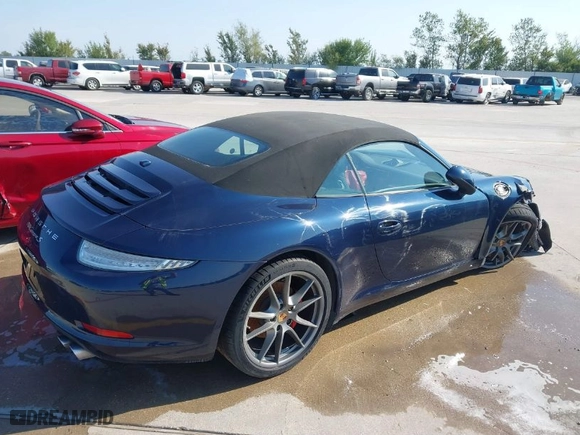 2013 Porsche 911 Carrera S with VIN WP0CB2A91DS155277, listed as a IAAI auction lot 39724872 with 49,879 mi miles. Bid and sale history available at carsss.com. Image 4.