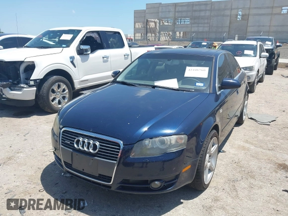 2006 Audi A4 2.0T z VIN WAUDF78E66A049941, wystawiony jako IAAI lot #42446760 z przebiegiem 160 610 mil mil oraz . Historia ofert i sprzedaży dostępna na DreamBid. Obrazek 2.