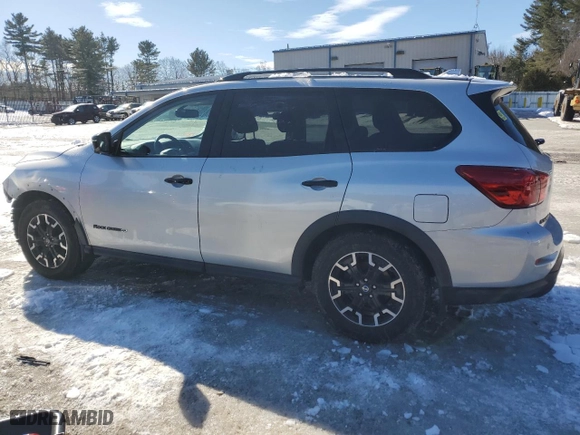 2019 Nissan Pathfinder SV with VIN 5N1DR2MM7KC653051, listed as a Copart auction lot 45740135 with 51,015 mi miles and Salvage Title. Bid and sale history available at carsss.com. Image 2.