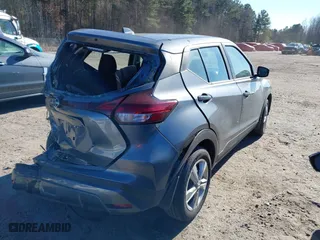 2023 Nissan Kicks S with VIN 3N1CP5BV5PL572731, listed as a IAAI auction lot 41037156 with 24,998 mi miles. Bid and sale history available at carsss.com. Image 4.
