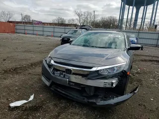 2017 Honda Civic LX with VIN 19XFC2F55HE034793, listed as a Copart auction lot 51168315 with Not Provided miles and Salvage Title. Bid and sale history available at DreamBid. Image 11.