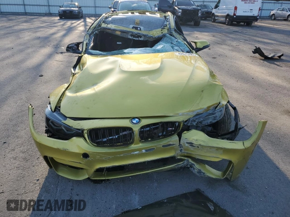 2015 BMW M3 with VIN WBS3C9C57FP803980, listed as a Copart auction lot 42072483 with 0 mi miles. Bid and sale history available at carsss.com. Image 5.