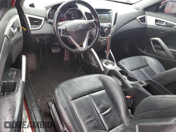 2014 Hyundai Veloster RE:FLEX with VIN KMHTC6AD9EU212982, listed as a Copart auction lot 58583615 with 146,146 mi miles and Non repairable. Bid and sale history available at DreamBid. Image 8.