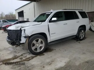 2018 Chevrolet Tahoe Premier with VIN 1GNSKCKC4JR117466, listed as a Copart auction lot 50288575 with 82,183 mi miles and Clean title. Bid and sale history available at DreamBid. Image 1.