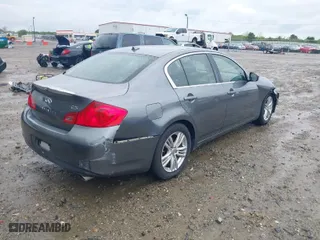 2012 Infiniti G25 Sedan Journey with VIN JN1DV6APXCM701470, listed as a IAAI auction lot 41974726 with 129,731 mi miles. Bid and sale history available at carsss.com. Image 4.