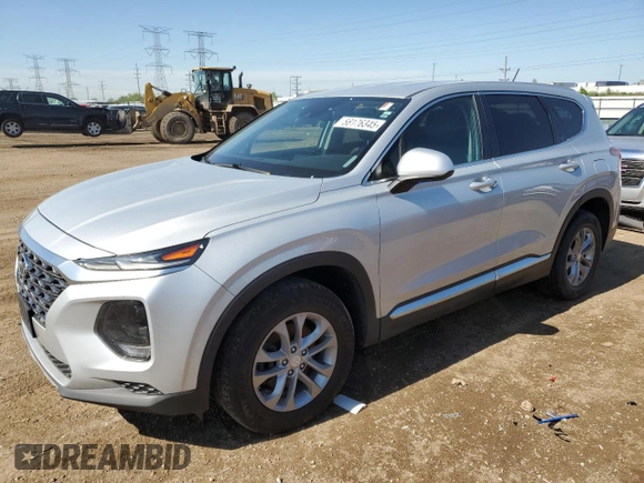 2020 Hyundai Santa Fe SE with VIN 5NMS2CAD5LH164984, listed as a Copart auction lot 58176345 with 110,226 mi miles and Clean title. Bid and sale history available at DreamBid. Image 1.