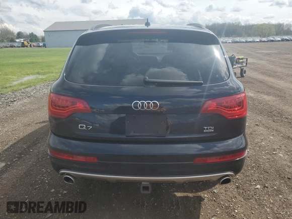 2015 Audi Q7 Premium Plus with VIN WA1LMAFE9FD018132, listed as a Copart auction lot 54209495 with 212,514 mi miles and Clean title. Bid and sale history available at DreamBid. Image 6.