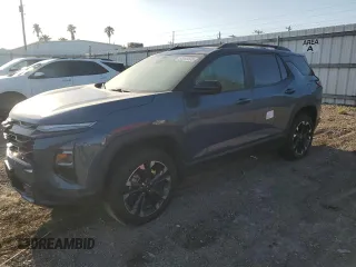2025 Chevrolet Equinox FWD RS with VIN 3GNAXLEG0SL187955, listed as a Copart auction lot 52043535 with 2,277 mi miles and Salvage title. Bid and sale history available at DreamBid. Image 1.