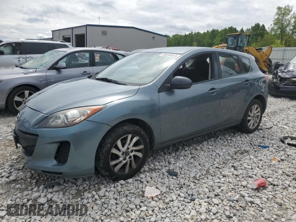 2013 Mazda 3 i Touring with VIN JM1BL1LP9D1754237, listed as a Copart auction lot 58204075 with 190,946 mi miles and Salvage title. Bid and sale history available at DreamBid. Image 1.