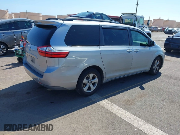 2016 Toyota Sienna LE AAS with VIN 5TDKK3DC6GS693284, listed as a IAAI auction lot 41902616 with 191,709 mi miles. Bid and sale history available at carsss.com. Image 4.