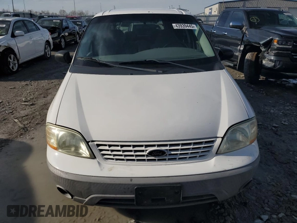 2002 Ford Windstar LX with VIN 2FMZA504X2BB27923, listed as a Copart auction lot 43939445 with 102,133 mi miles and Salvage Title. Bid and sale history available at carsss.com. Image 5.