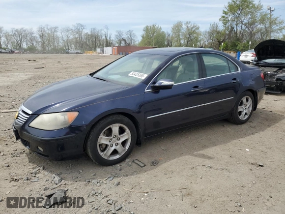 2006 Acura RL z VIN JH4KB165X6C011153, wystawiony jako Copart lot #53425365 z przebiegiem 197 781 mil mil oraz Szkoda całkowita • Salvage title. Historia ofert i sprzedaży dostępna na DreamBid. Obrazek 1.