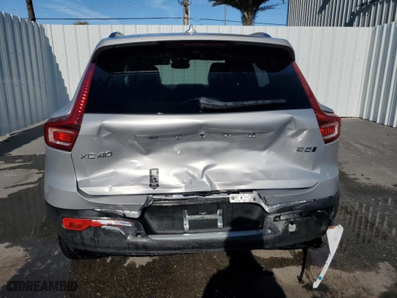 2025 Volvo XC40 Plus Dark Theme with VIN YV4L12UC5S2514067, listed as a Copart auction lot 50153835 with 0 mi miles and Clean Title. Bid and sale history available at carsss.com. Image 6.