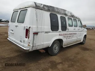 1991 Ford Econoline Cargo with VIN 1FDHS34H8MHB30853, listed as a Copart auction lot 51464515 with 68,455 mi miles and Clean Title. Bid and sale history available at DreamBid. Image 3.