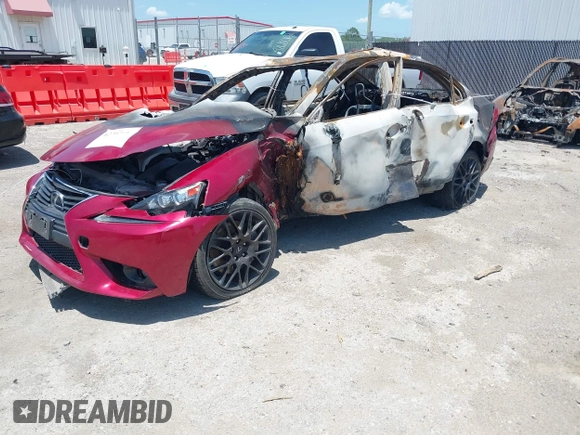 2015 Lexus IS 350 with VIN JTHBE1D2XF5018723, listed as a IAAI auction lot 42702504 with Not provided miles and . Bid and sale history available at DreamBid. Image 2.