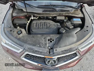 2017 Acura MDX Technology with VIN 5FRYD4H58HB011676, listed as a Copart auction lot 60608615 with 65,927 mi miles and Salvage title. Bid and sale history available at DreamBid. Image 12.