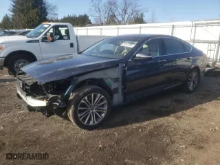 2017 Genesis G80 3.8L with VIN KMHGN4JE4HU186739, listed as a Copart auction lot 45647995 with NaN miles and Salvage Title. Bid and sale history available at carsss.com. Image 1.